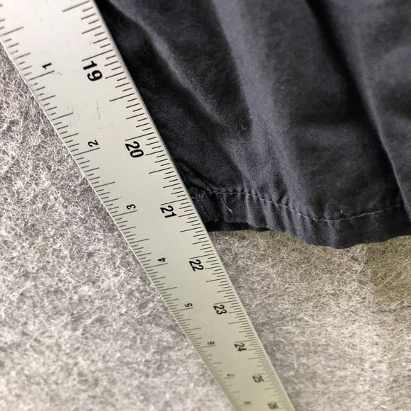 H&M Kids Size 7 Relaxed Pull On Pants Black Drawstring Baggy Lightweight Cotton - Picture 3 of 6